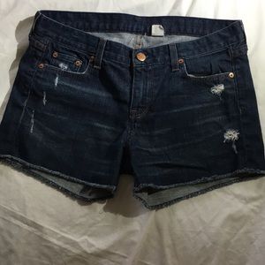 Denim shorts